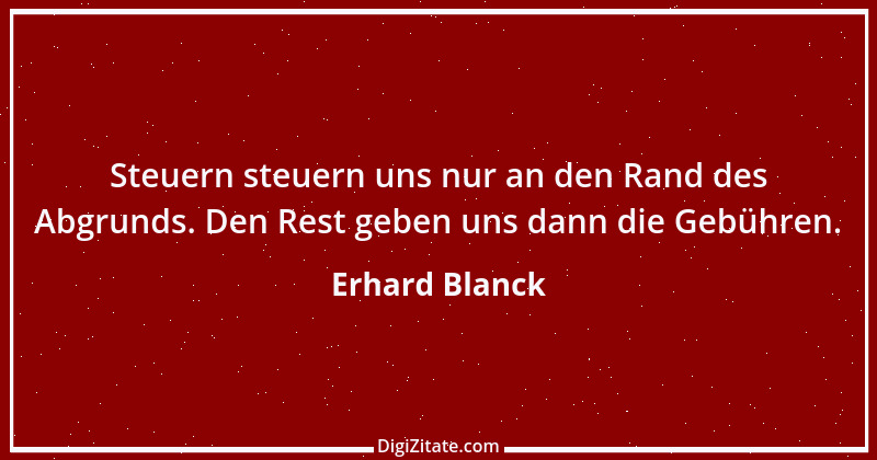 Zitat von Erhard Blanck 1080