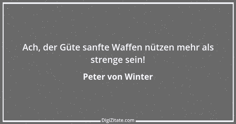 Zitat von Peter von Winter 1