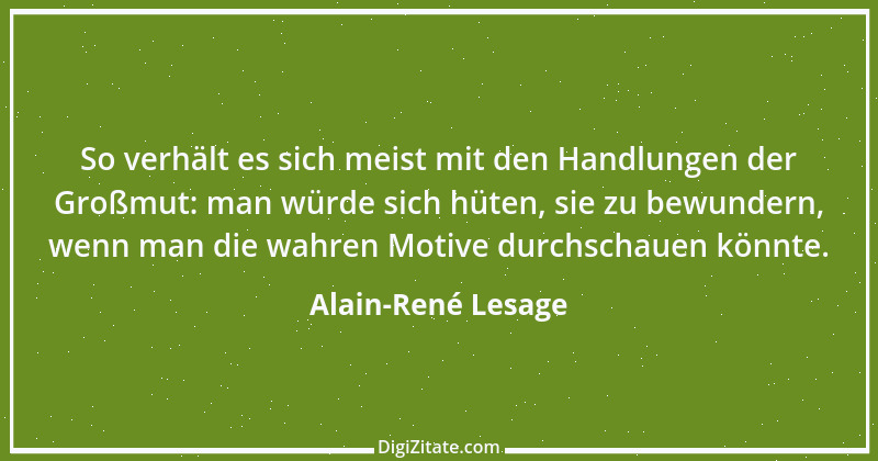 Zitat von Alain-René Lesage 1