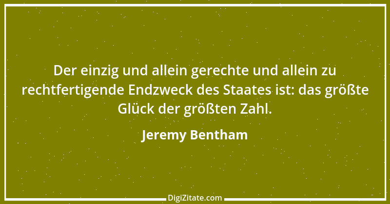 Zitat von Jeremy Bentham 12