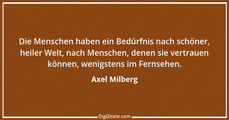 Zitat von Axel Milberg 2