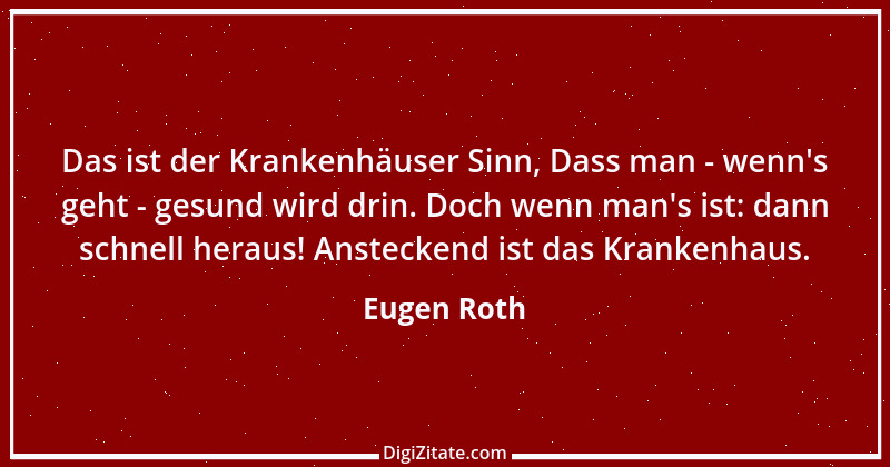 Zitat von Eugen Roth 30