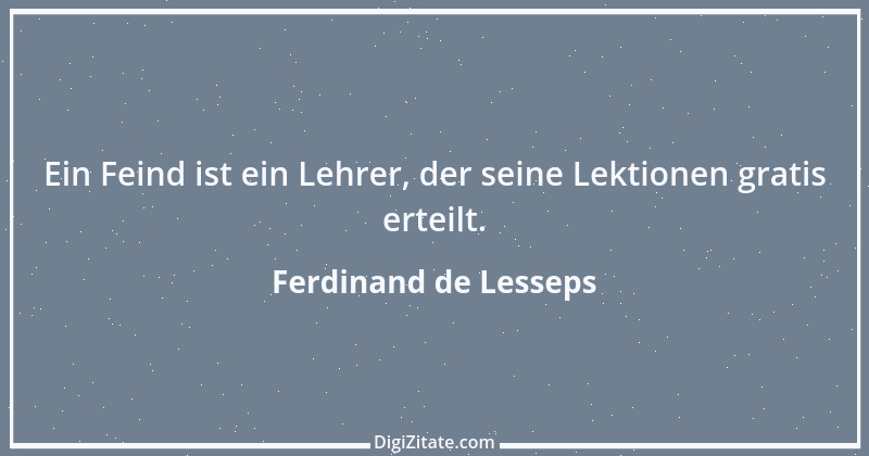 Zitat von Ferdinand de Lesseps 1