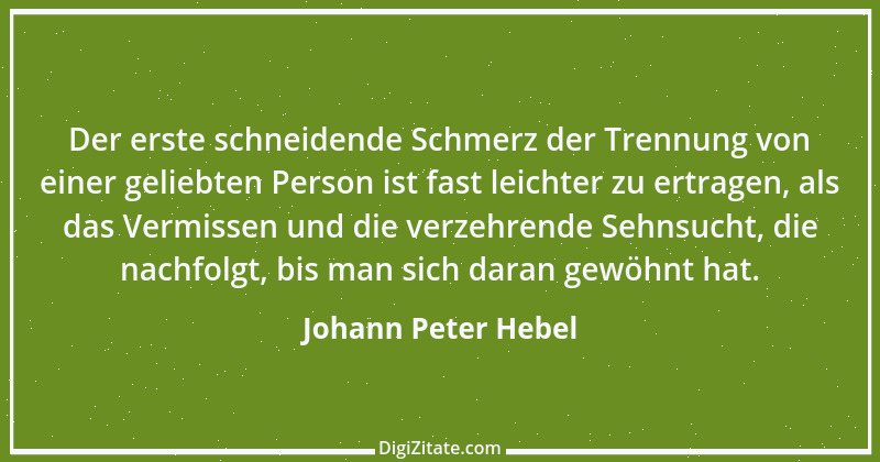 Zitat von Johann Peter Hebel 17