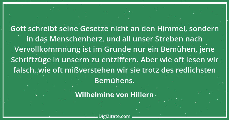 Zitat von Wilhelmine von Hillern 6