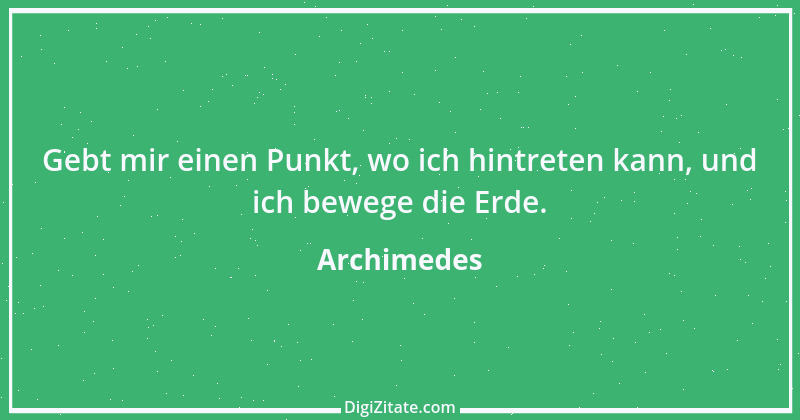 Zitat von Archimedes 1