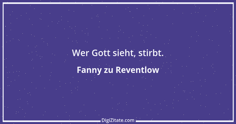 Zitat von Fanny zu Reventlow 11