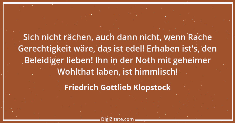 Zitat von Friedrich Gottlieb Klopstock 58