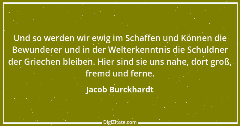 Zitat von Jacob Burckhardt 84