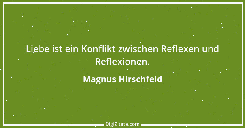 Zitat von Magnus Hirschfeld 1