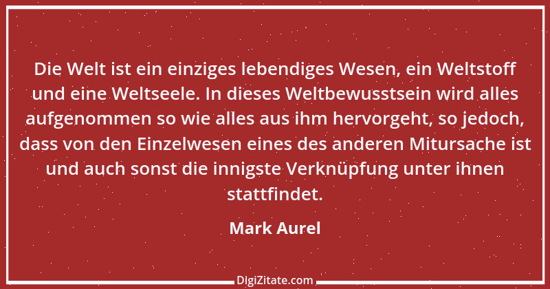 Zitat von Mark Aurel 283