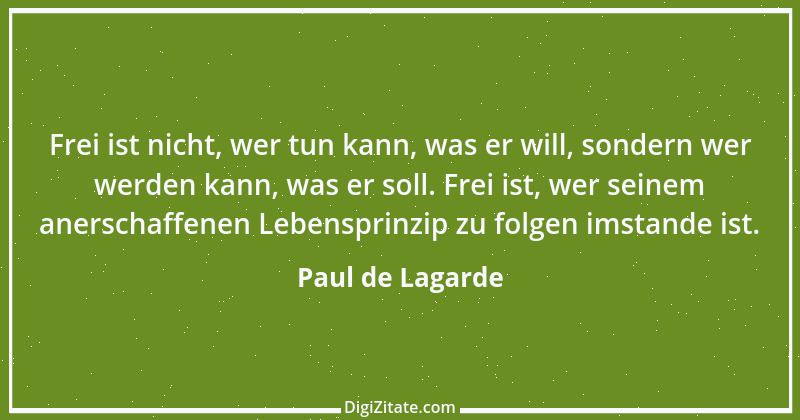 Zitat von Paul de Lagarde 24