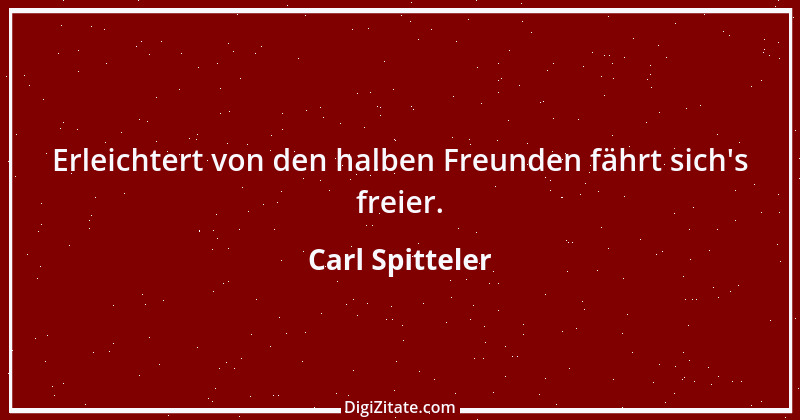 Zitat von Carl Spitteler 7