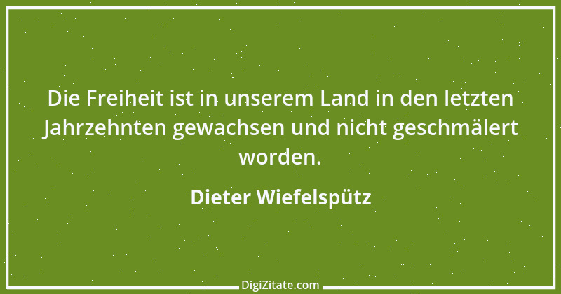 Zitat von Dieter Wiefelspütz 1