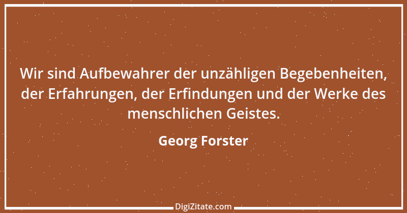 Zitat von Georg Forster 4