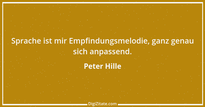 Zitat von Peter Hille 40