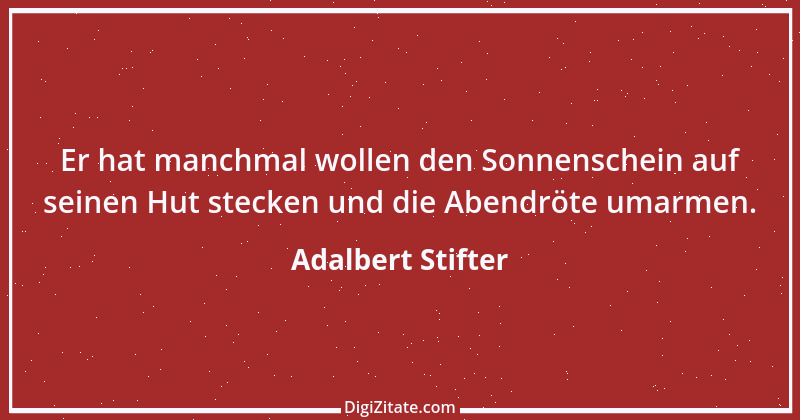 Zitat von Adalbert Stifter 102