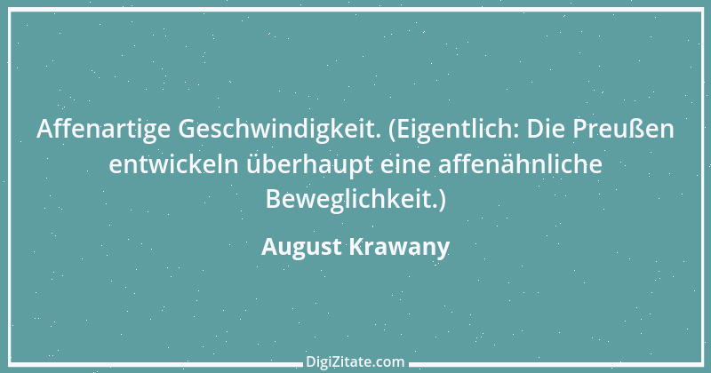 Zitat von August Krawany 1