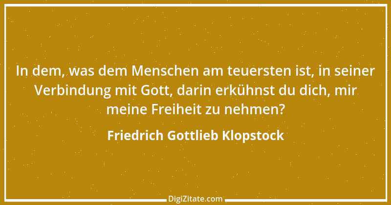 Zitat von Friedrich Gottlieb Klopstock 60