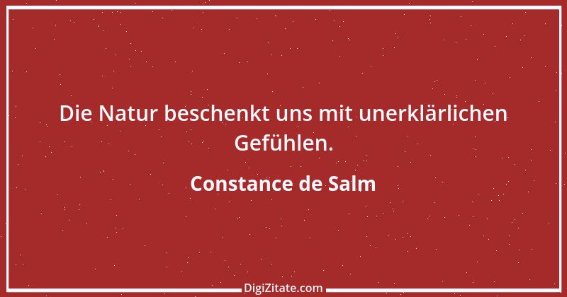 Zitat von Constance de Salm 7