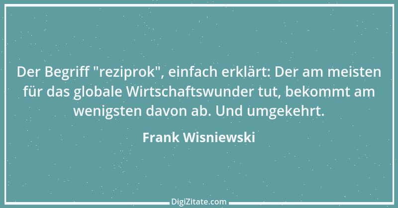 Zitat von Frank Wisniewski 116