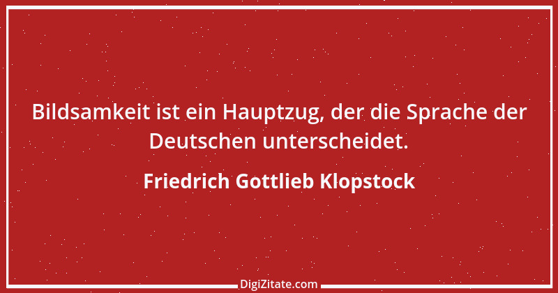 Zitat von Friedrich Gottlieb Klopstock 61