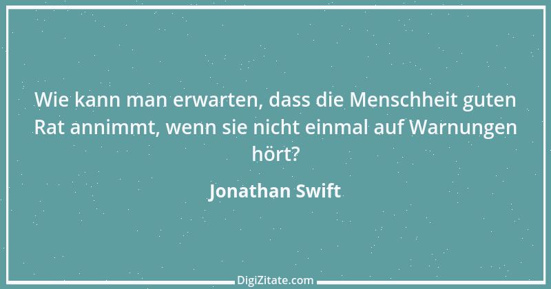 Zitat von Jonathan Swift 97