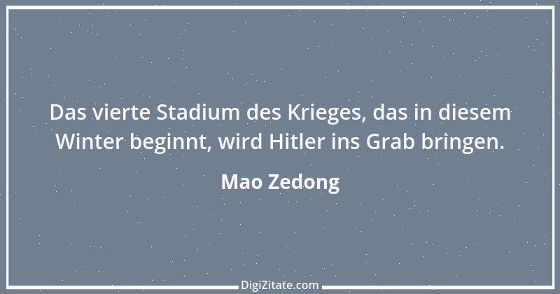 Zitat von Mao Zedong 11