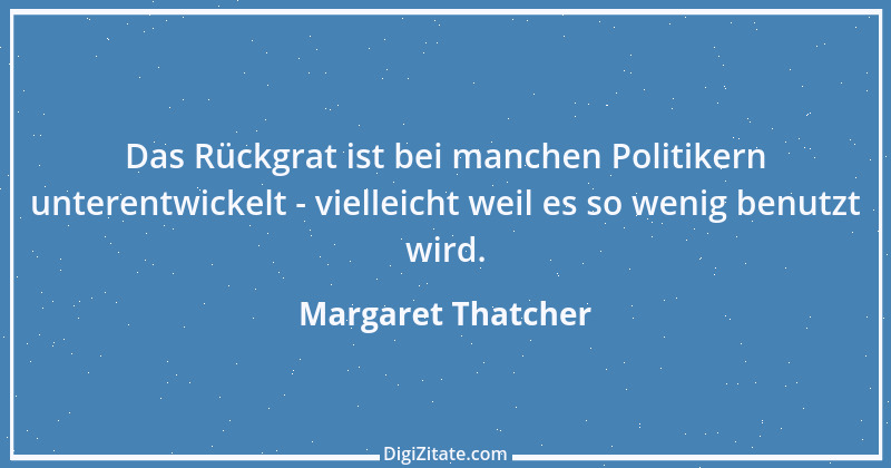 Zitat von Margaret Thatcher 1