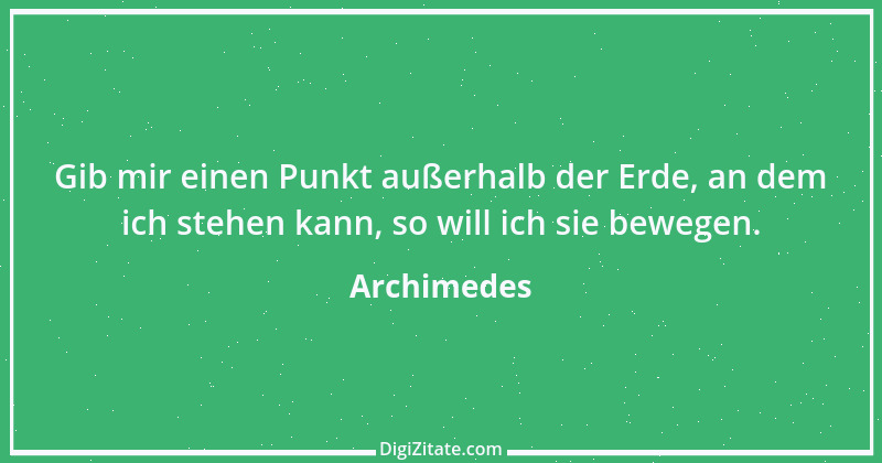 Zitat von Archimedes 5