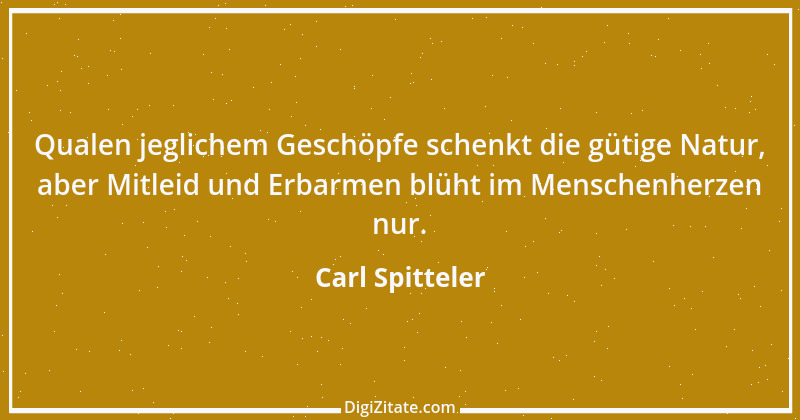 Zitat von Carl Spitteler 10