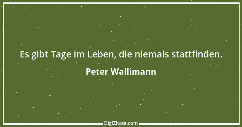 Zitat von Peter Wallimann 3