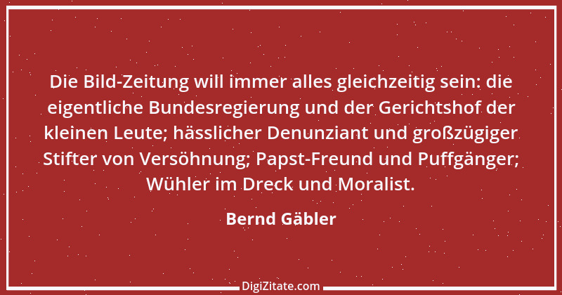 Zitat von Bernd Gäbler 1