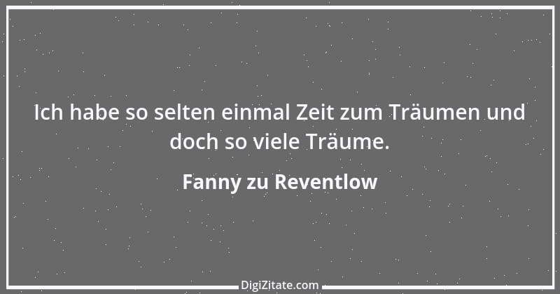 Zitat von Fanny zu Reventlow 16