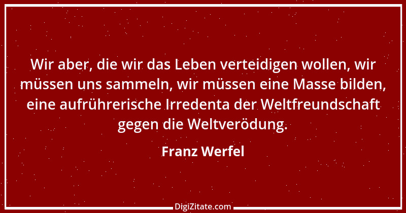 Zitat von Franz Werfel 31