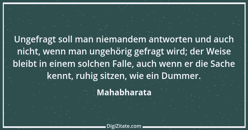 Zitat von Mahabharata 4