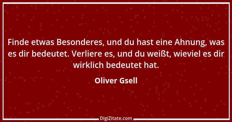 Zitat von Oliver Gsell 2