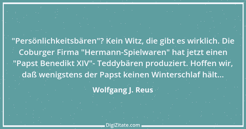 Zitat von Wolfgang J. Reus 1371