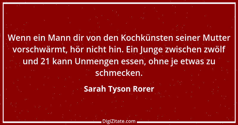 Zitat von Sarah Tyson Rorer 1