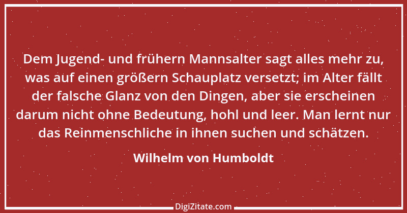 Zitat von Wilhelm von Humboldt 82