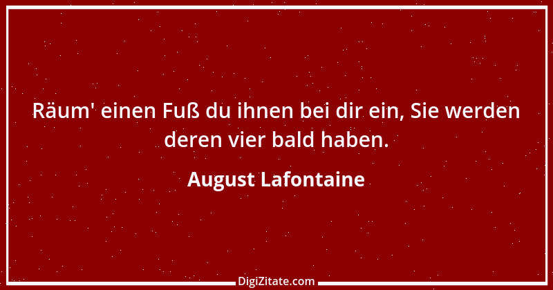 Zitat von August Lafontaine 5