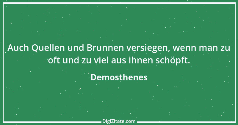 Zitat von Demosthenes 16