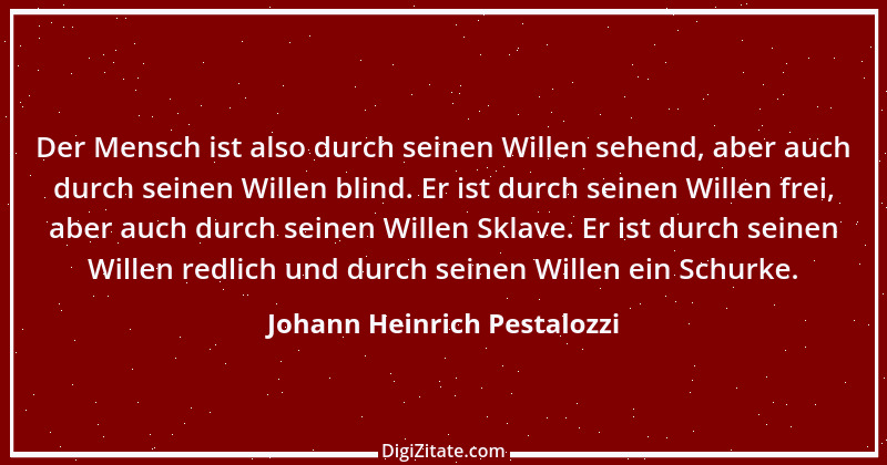 Zitat von Johann Heinrich Pestalozzi 4