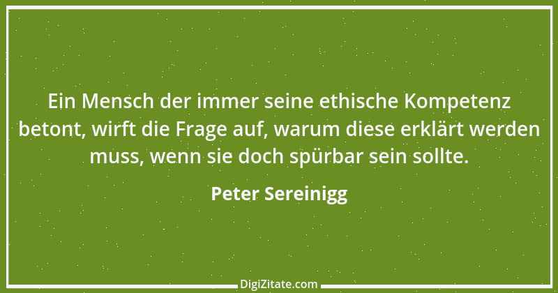 Zitat von Peter Sereinigg 18