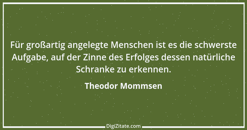 Zitat von Theodor Mommsen 3