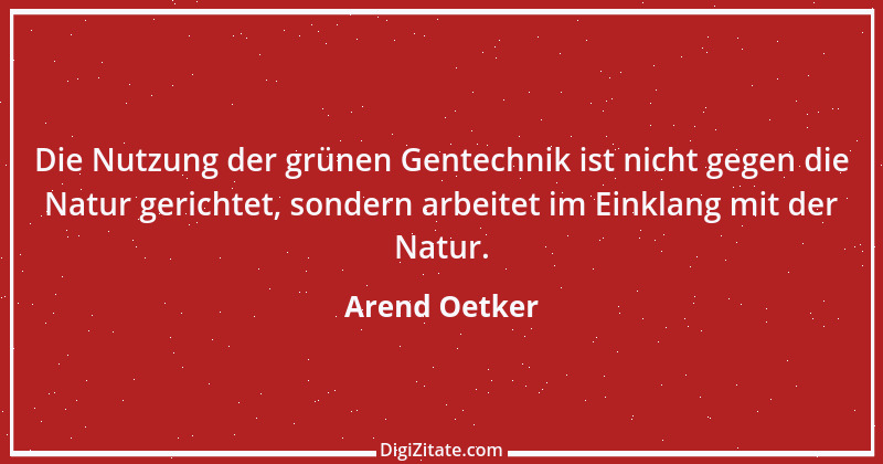 Zitat von Arend Oetker 1