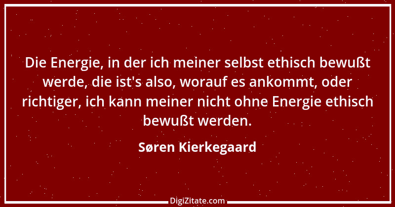 Zitat von Søren Kierkegaard 277