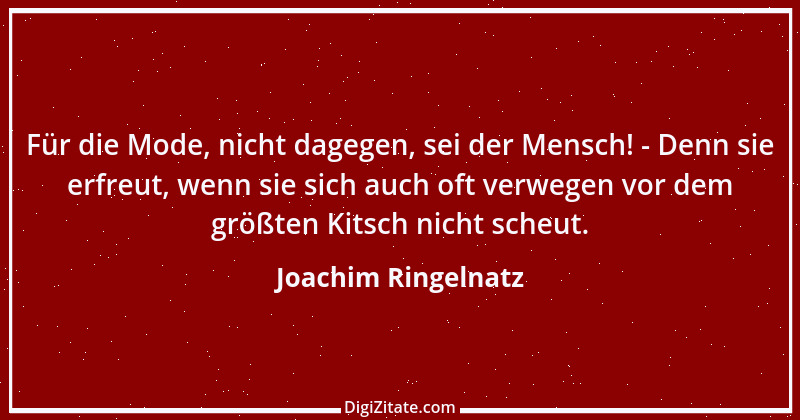 Zitat von Joachim Ringelnatz 28