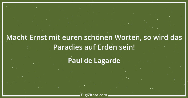 Zitat von Paul de Lagarde 33