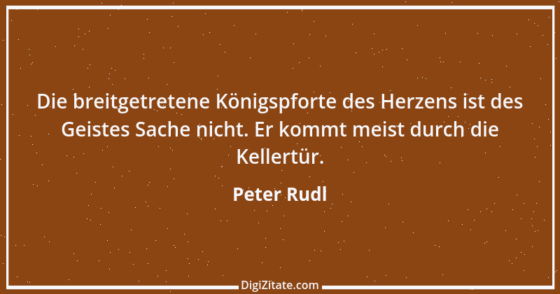 Zitat von Peter Rudl 809